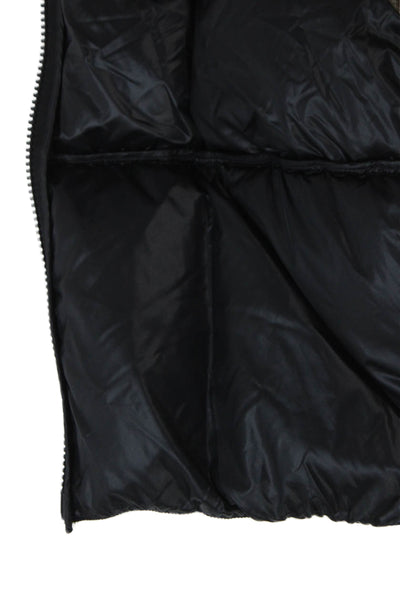 Moncler Women Puffer Jacket Ivory Mohair Zip Size S