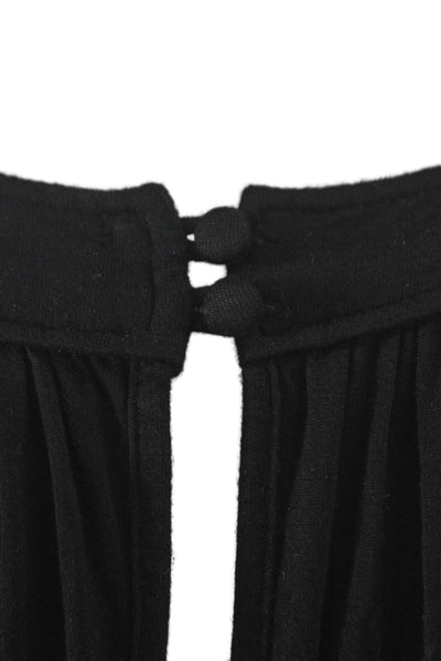 Calvin Klein Womens Sundress Black Halter Rayon Knee Length Sleeveless Size 10