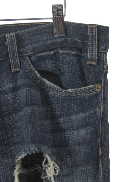 Current/Elliott Womens Skinny Blue High Rise Jeans Cotton Inseam 32 Size 29