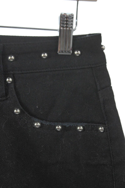 No Boundaries Women Cut-Off Denim Shorts Black Size S