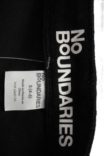 No Boundaries Women Cut-Off Denim Shorts Black Size S