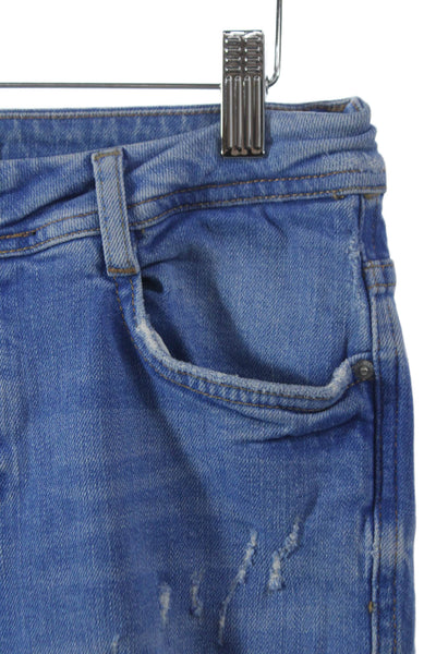 Zara Trafaluc Women Skinny Jeans Blue Cotton High Rise Size 4