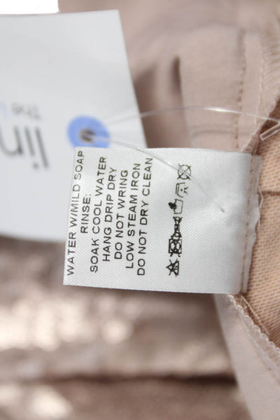 Avenue Montaigne Women Cropped Gold Pants Size 12