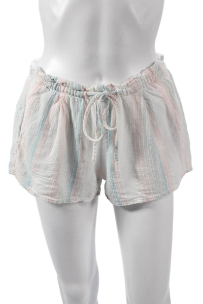Bella Dahl Women Multicolor Linen Halter Striped Sleeveless Pajama Set Size XS