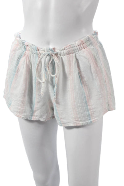 Bella Dahl Women Multicolor Linen Halter Striped Sleeveless Pajama Set Size XS