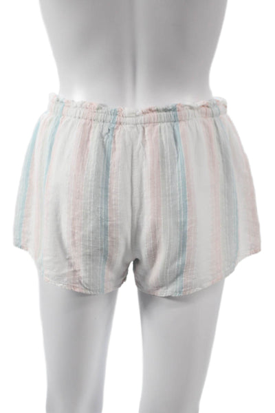 Bella Dahl Women Multicolor Linen Halter Striped Sleeveless Pajama Set Size XS