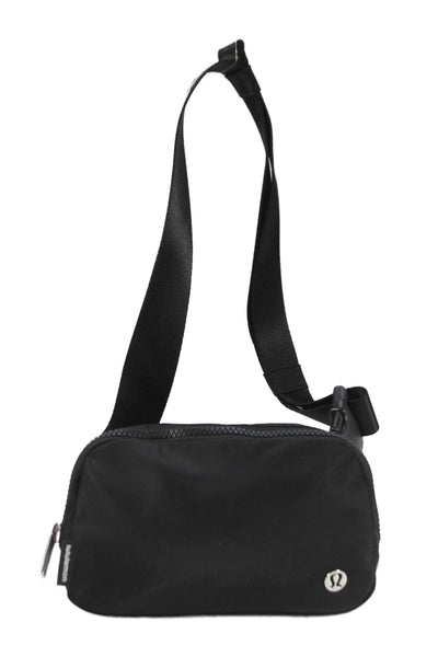 Lululemon Women's Zip Closure Logo Strap Belt Bag Black