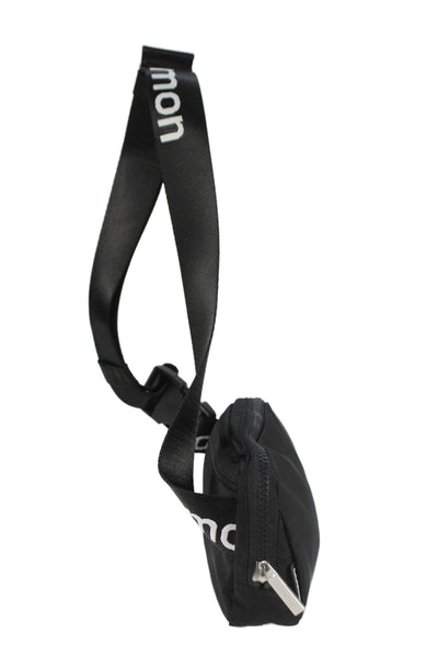 Lululemon Women's Zip Closure Logo Strap Belt Bag Black