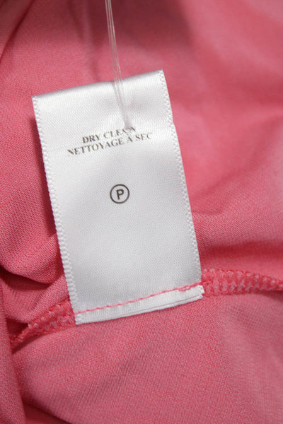A.L.C. Womens Maxi Dress Pink Halter Sleeveless Pullover Full Length Size XS