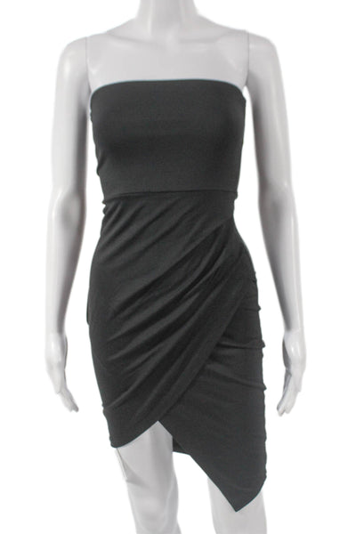 Susana Monaco Women Black Bodycon Dress Sweetheart Sleeveless Knee Size XS