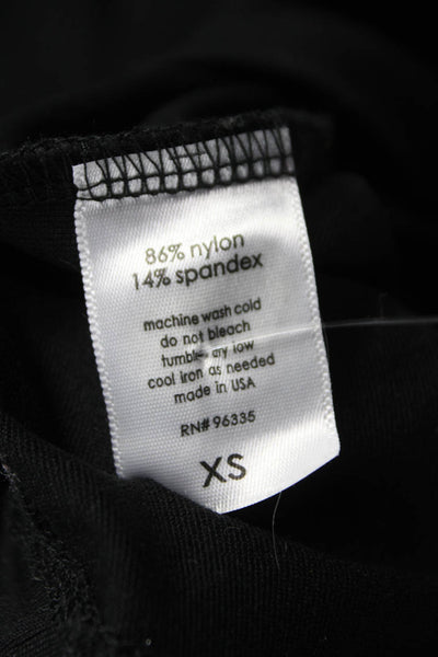 Susana Monaco Women Black Bodycon Dress Sweetheart Sleeveless Knee Size XS