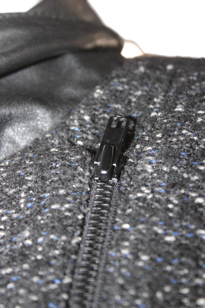 Bailey 44 Womens Black Biker Jacket Long Sleeve Zip Size S