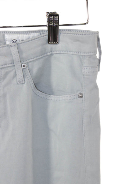 AG Adriano Goldschmied Women Skinny Gray Jeans Mid Rise 27 Inseam Size 26