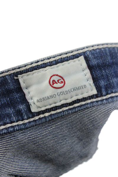 AG Adriano Goldschmied Womens Skinny Jeans Blue Cotton Size 26