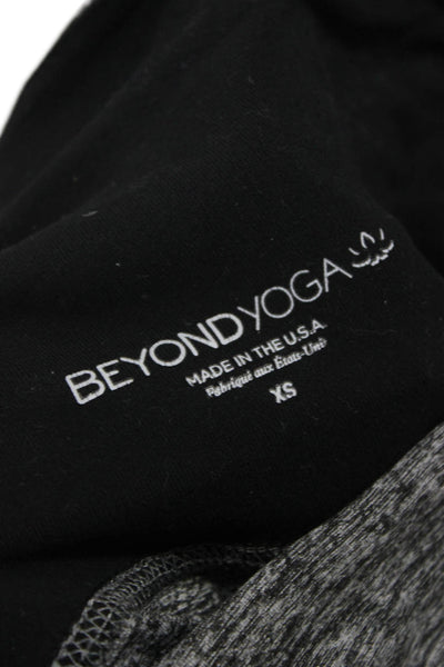 Beyond Yoga Womens Ankle Leggings Gray Ombré Polyester Size XS