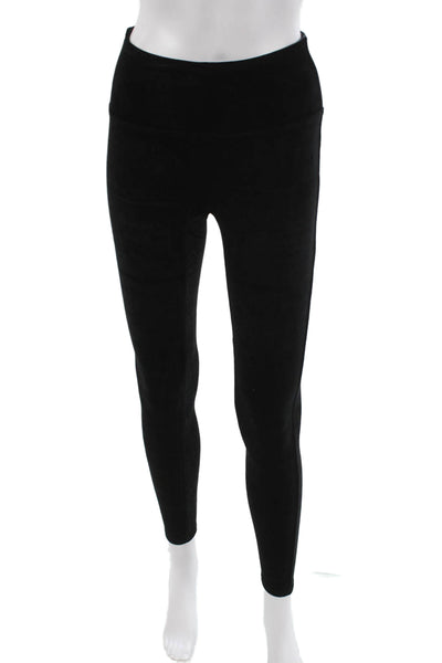 Spanx Womens Ankle Leggings Black Polyester Size S