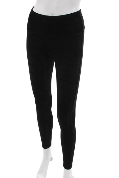 Spanx Womens Ankle Leggings Black Polyester Size S