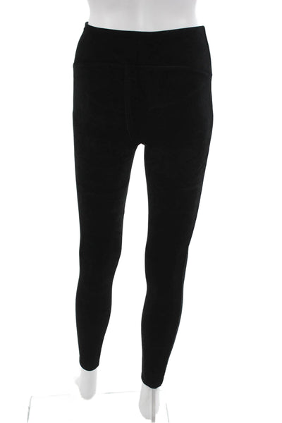 Spanx Womens Ankle Leggings Black Polyester Size S