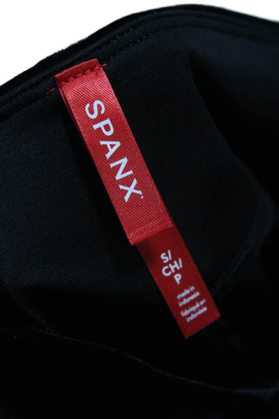 Spanx Womens Ankle Leggings Black Polyester Size S