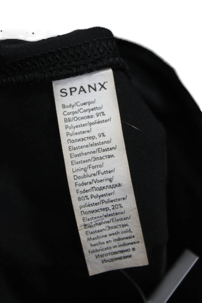 Spanx Womens Ankle Leggings Black Polyester Size S