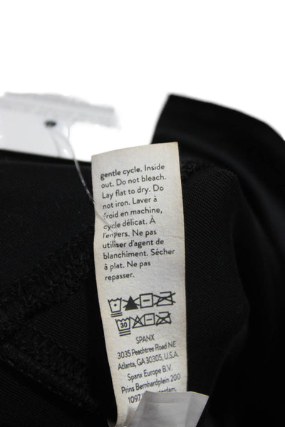 Spanx Womens Ankle Leggings Black Polyester Size S