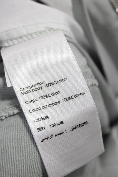 3.1 Phillip Lim Womens Gray Cotton Cargo Pants Zip Inseam 26 Size 0