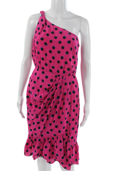 Derek Lam 10 Crosby Women Sheath One Shoulder Pink Dress Size 4