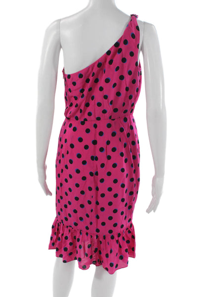 Derek Lam 10 Crosby Women Sheath One Shoulder Pink Dress Size 4
