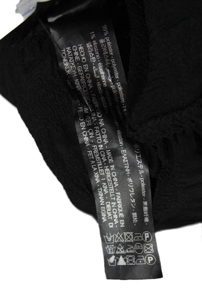 Zara Womens Trapeze Swing Dress Black Long Sleeve Knee Length Size M