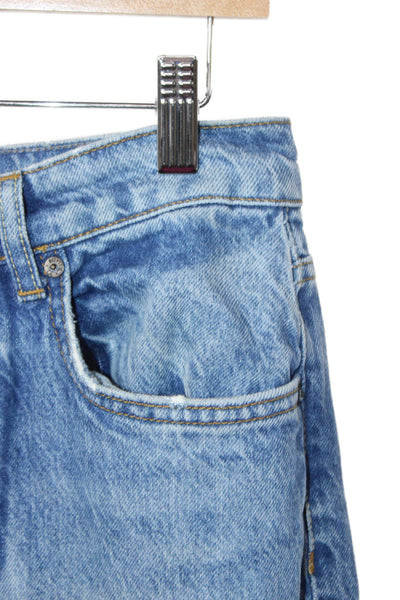 Boyish Womens Blue High Rise Straight Jeans Size 25
