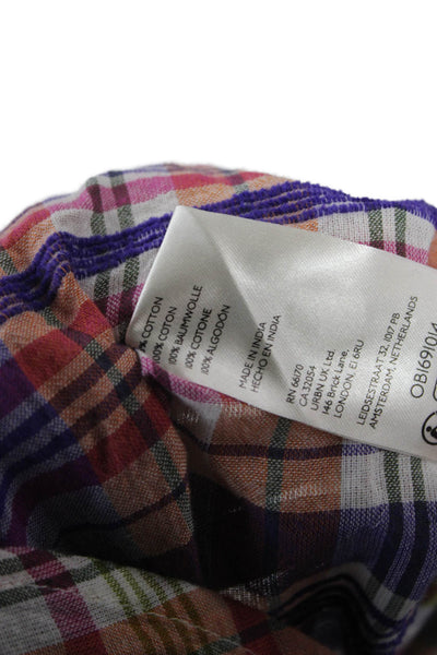 Pilcro Anthropologie Women Tunic Multicolor V-Neck Cotton Size L