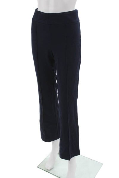 J. Mclaughlin Womens Cropped Pants Blue Rayon Pull On Size M