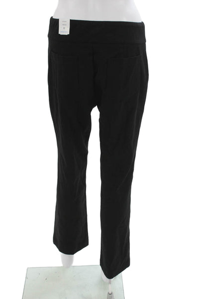 J. Mclaughlin Womens Black Dress Pants Rayon Pull On Inseam 28 Size M