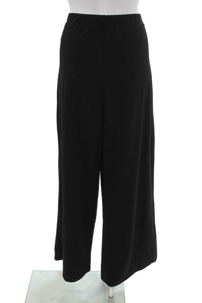 Saint + Sofia Womens Dress Pants Black Polyester Pull On Size 12