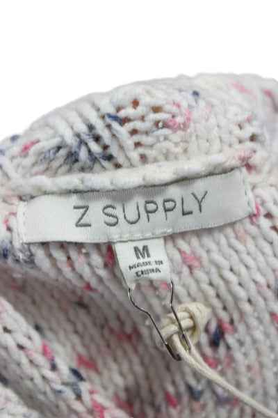 Z Supply Womens Pullover Sweater Cotton Crew Neck Long Sleeve Multicolor Size M