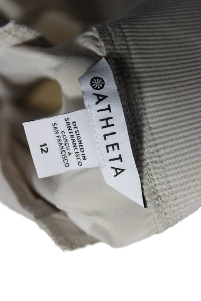 Athleta Womens Beige Ankle Pants Size 12