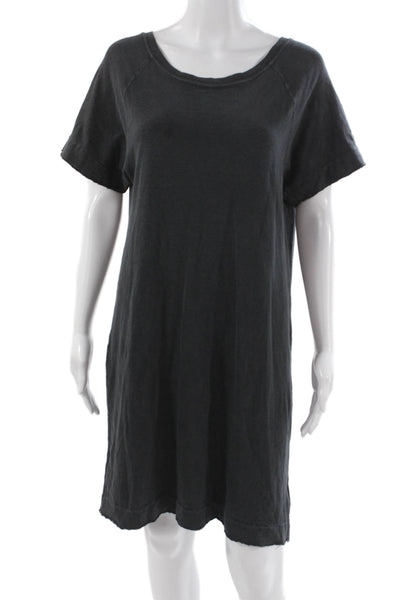 Standard James Perse Womens T-Shirt Dress Gray Mini Size 1