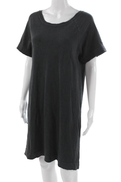 Standard James Perse Womens T-Shirt Dress Gray Mini Size 1