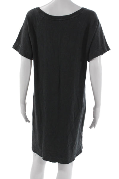 Standard James Perse Womens T-Shirt Dress Gray Mini Size 1