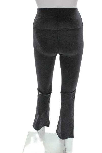 Alo Womens Flared Bootcut Leggings Gray 87% Nylon 13% Elastane Size 2XS