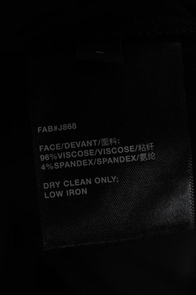 Lafayette 148 New York Women Shift Dress Gray Short Sleeve Knee Size L