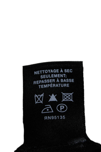 Lafayette 148 New York Women Dress Pants Gray Cotton Spandex Zip Size 14