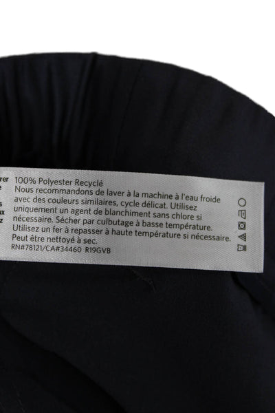 Eileen Fisher Womens Ankle Pants Blue 100% Recycled Polyester Size L