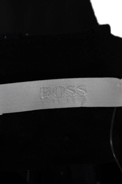 Boss Hugo Boss Mens Dress Pants Blue Polka Dot Polyester Blend Size 14