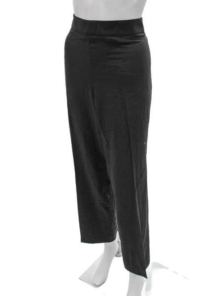 Armani Collezioni Mens Dress Pants Gray Knit Zip Size 50