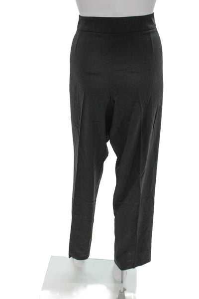 Armani Collezioni Mens Dress Pants Gray Knit Zip Size 50