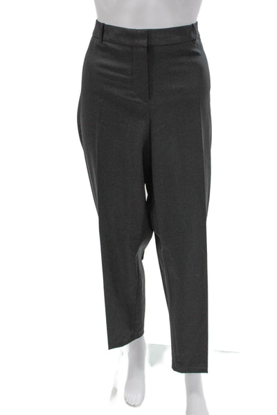 Boss Hugo Boss Women Gray Dress Pants Business Zip Inseam 31 Size 14