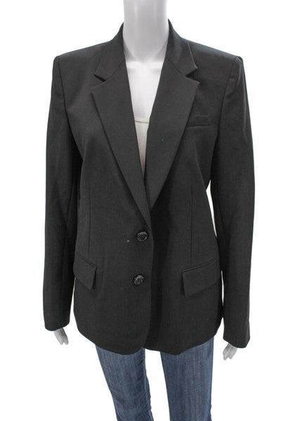 Donna Karan New York Womens Pant Suit Blazer Black Polyester Blend Size 14