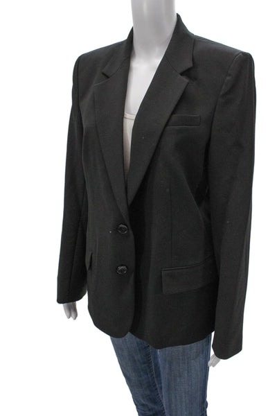Donna Karan New York Womens Pant Suit Blazer Black Polyester Blend Size 14