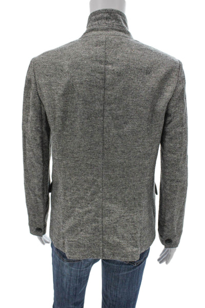 Rag & Bone Women Wool Button Long Sleeve Basic Jacket Gray Size 6
